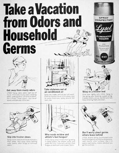 1970 Lysol Disinfectant #003584