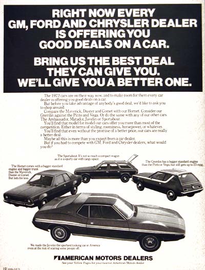 1971 American Motors Corp. #003592