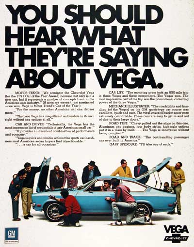 1971 Chevrolet Vega #003602