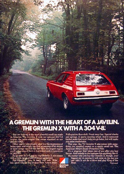1972 AMC Gremlin X #004999