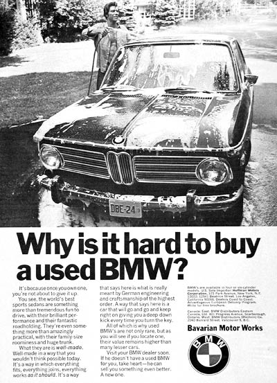 1973 BMW 2002 Vintage Ad #005125