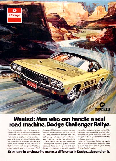 1973 Dodge Challenger Rallye #005211