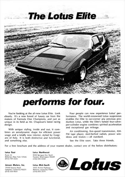 1975 Lotus Elite