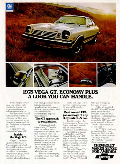 1975 Chevrolet Vega GT #001275