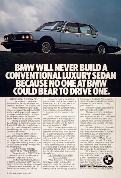 1978 BMW 733i Sedan #002627