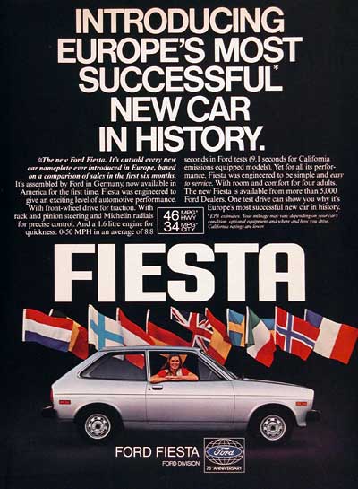 1978 Ford Fiesta #004199