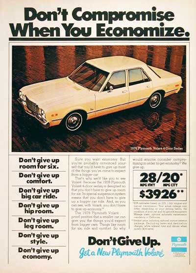 1978 Plymouth Volare Sedan #004227