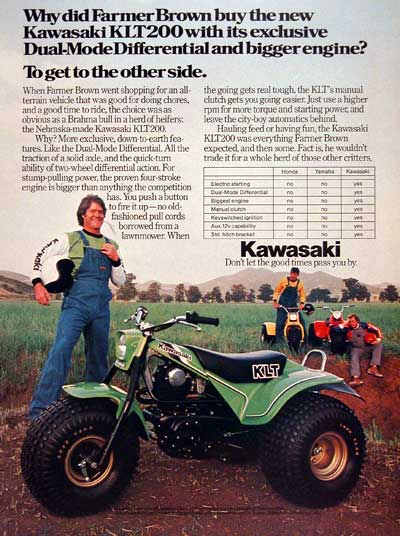 1980 Kawasaki KLT #002996