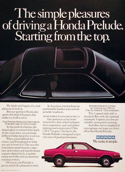 1981 Honda Prelude #005969