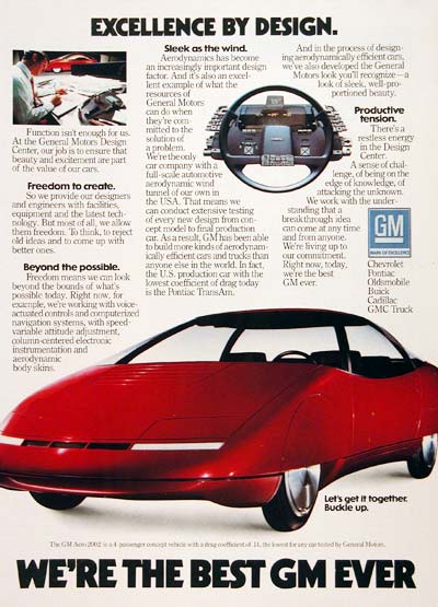 1983 GM Aero Concept Car #006058