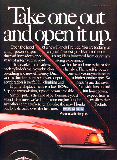 1983 Honda Prelude #006044