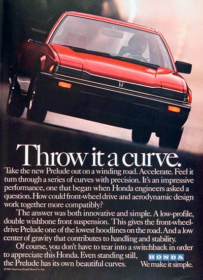 1983 Honda Prelude #006016