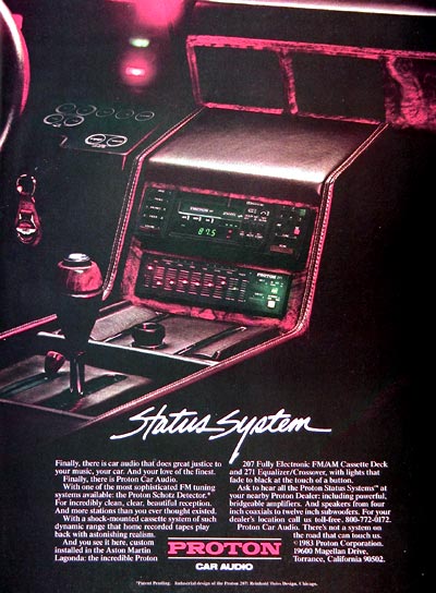 1983 Proton Car Audio #023962