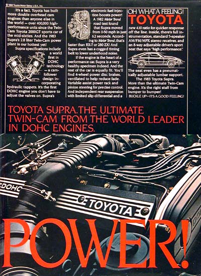 1983 Toyota Supra #006019