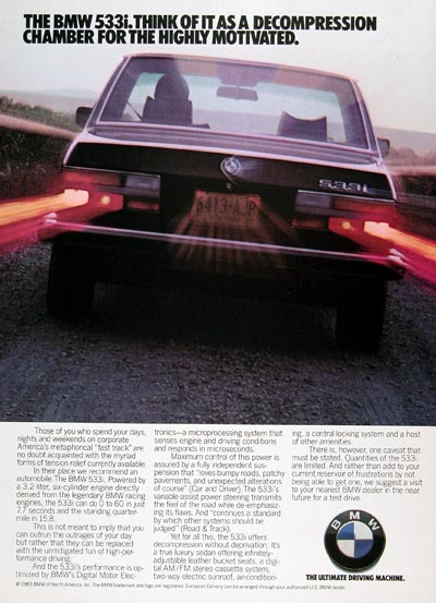 1984 BMW 533i #023992