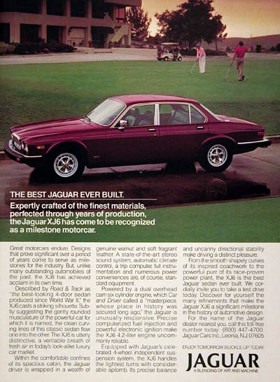 1985 Jaguar XJ 6 Sedan #005724