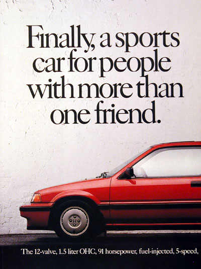 1987 Honda Civic SI #006197