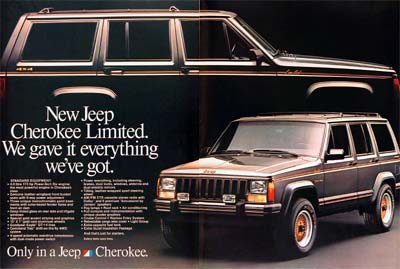 1987 Jeep Cherokee Limited #006216