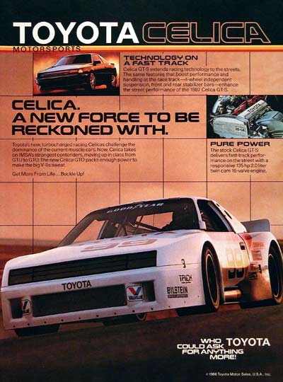 1987 Toyota Celica GTS #006198