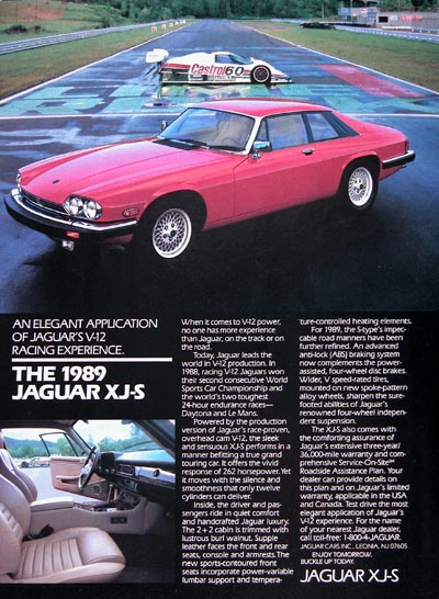 1989 Jaguar XJ-S #023919