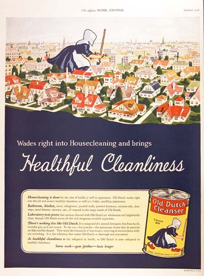1926 Old Dutch Cleanser Vintage Ad 