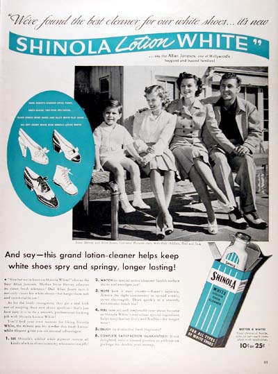 1942 Shinola Shoe Polish Vintage Ad 