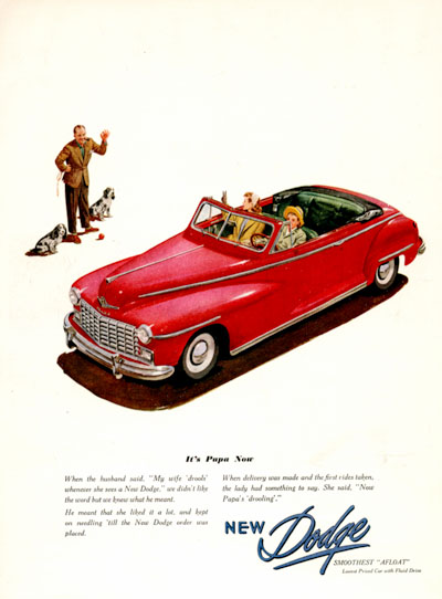 1947 Dodge Convertible Classic Ad #000461