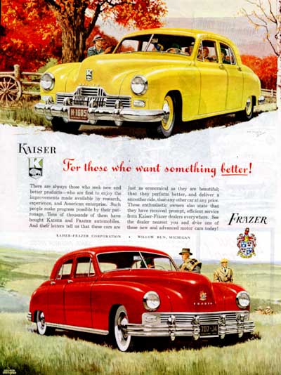 1947 Kaiser Frazer Classic Ad #000445