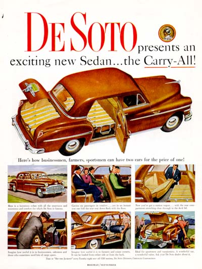 1949 DeSoto Carryall Classic Ad #000485