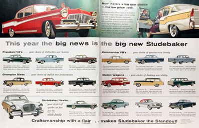 1956 Studebaker Model Line #000746