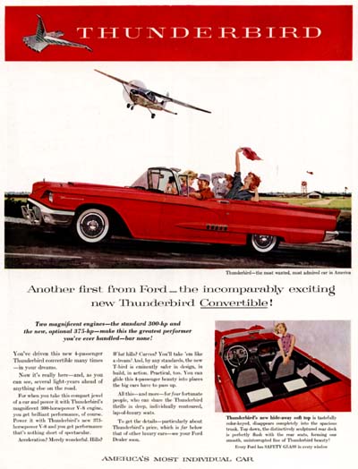 1958 Ford Thunderbird #000800