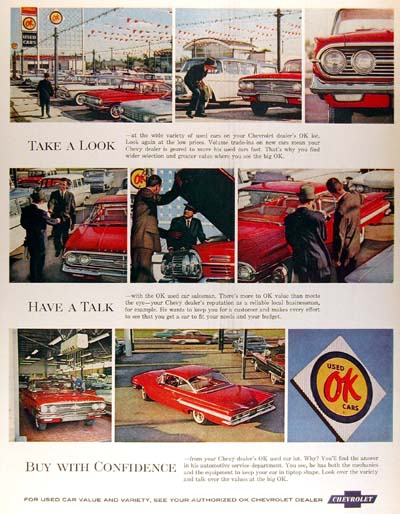 1962 Chevrolet O.K. Used Cars #000934
