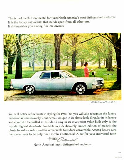 1965 Lincoln Continental #001079
