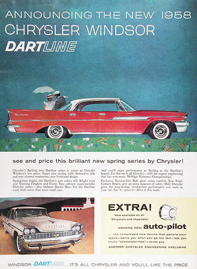 1958 Chrysler Windsor Vintage Ad #025621