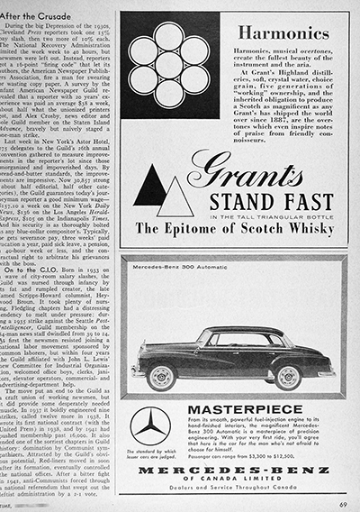 1959 Mercedes 300 Sedan Vintage Ad #025673