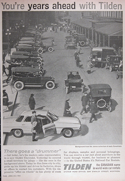 1961 Tilden Rent A Car Vintage Ad #025751
