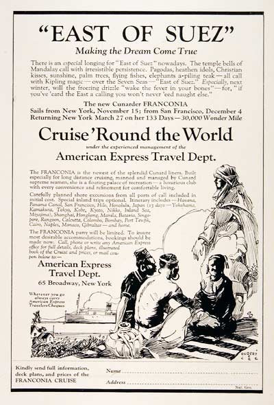1923 Cunard World Cruise #003166