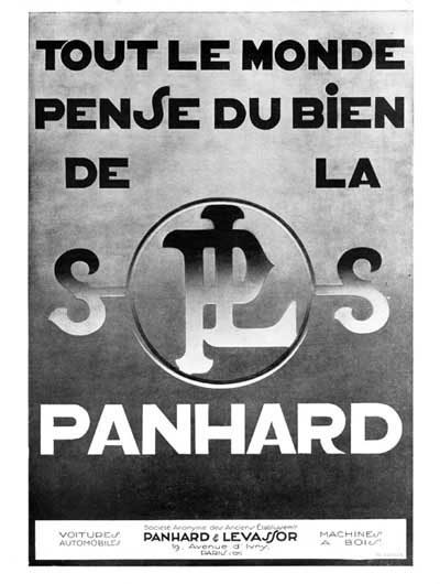 1924 Panhard Classic Car Ad #000148