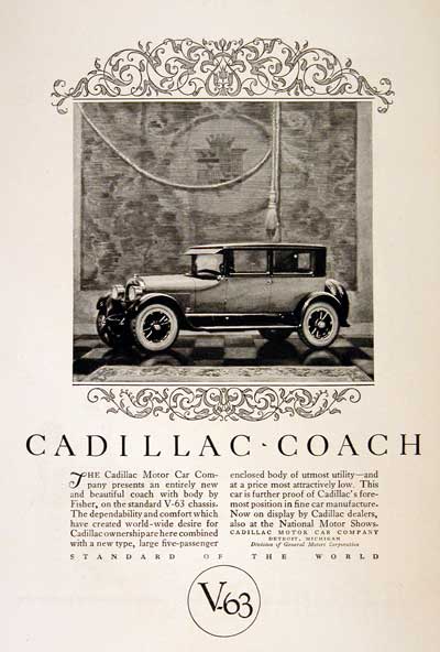 1925 Cadillac Coach #002583