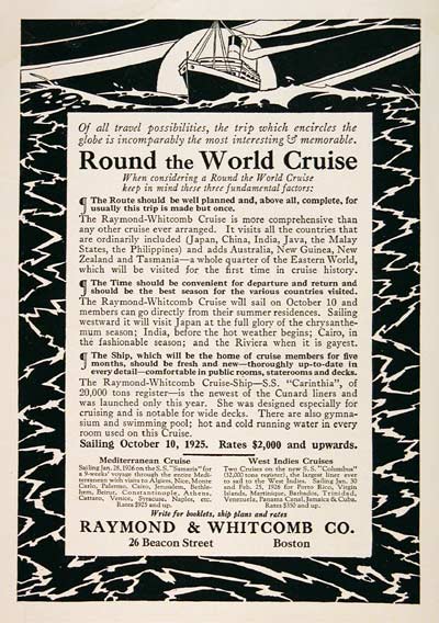 1925 World Cruise #003206