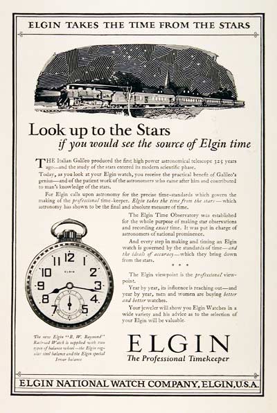 1925 Elgin Pocket Watch #003195