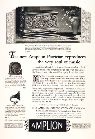 1926 Amplion Patrician #003233