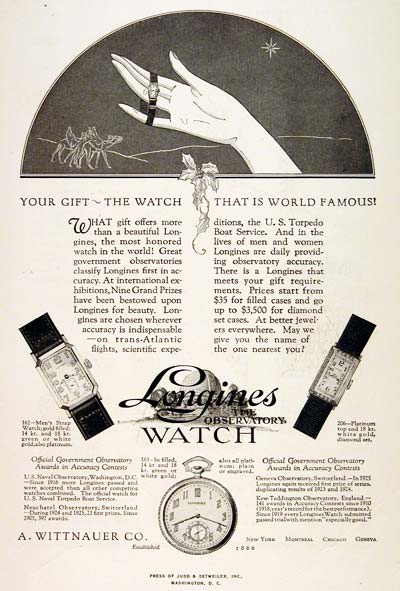 1927 Longines Watch #003238