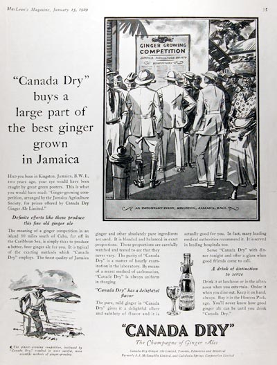 1929 Canada Dry Ginger Ale #007933