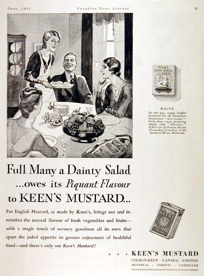 1931 Keen's Mustard #008132