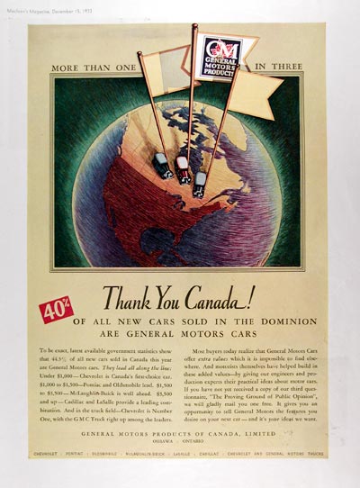 1933 General Motors Canada #023822