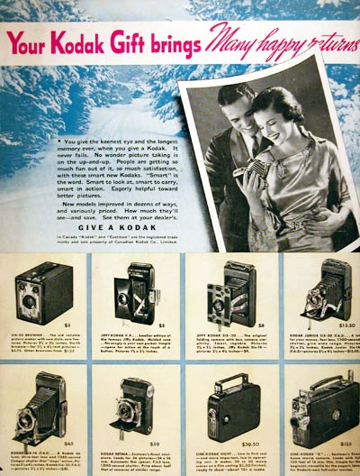 1935 Kodak Camera Line #008098