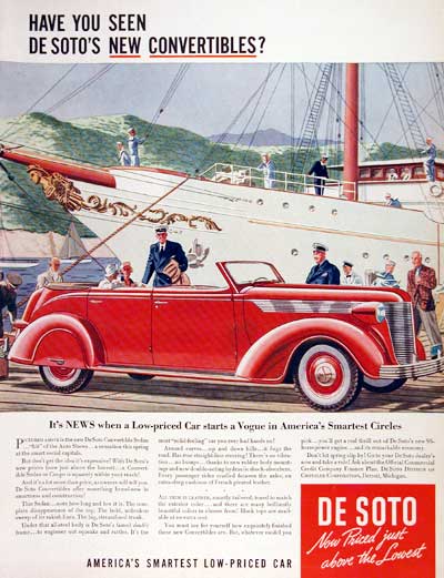 1937 DeSoto Convertible #003947