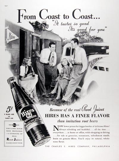 1937 Hires Root Beer #024215