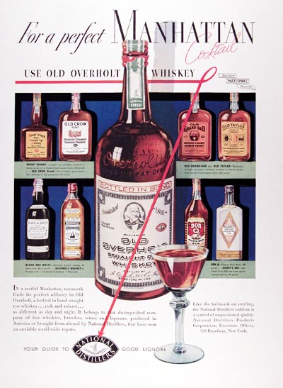 1937 Old Overholt Whiskey #0024256